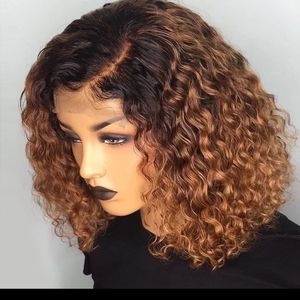 Honey brown lacefront wig